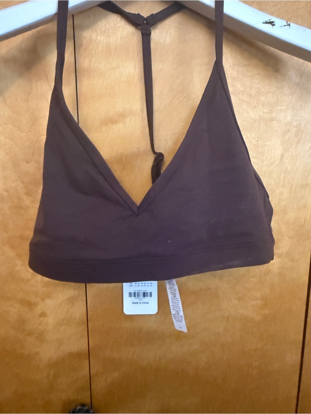 NWT - CRZ YOGA Women's Yoga Brown Bra Womens size small - Picture 3 of 6